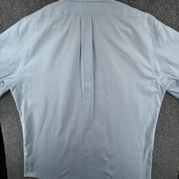 Brooks Brothers Non Iron Cotton Button Up 16.5 33 Madison Blue Supima Adult Men - Picture 15 of 15
